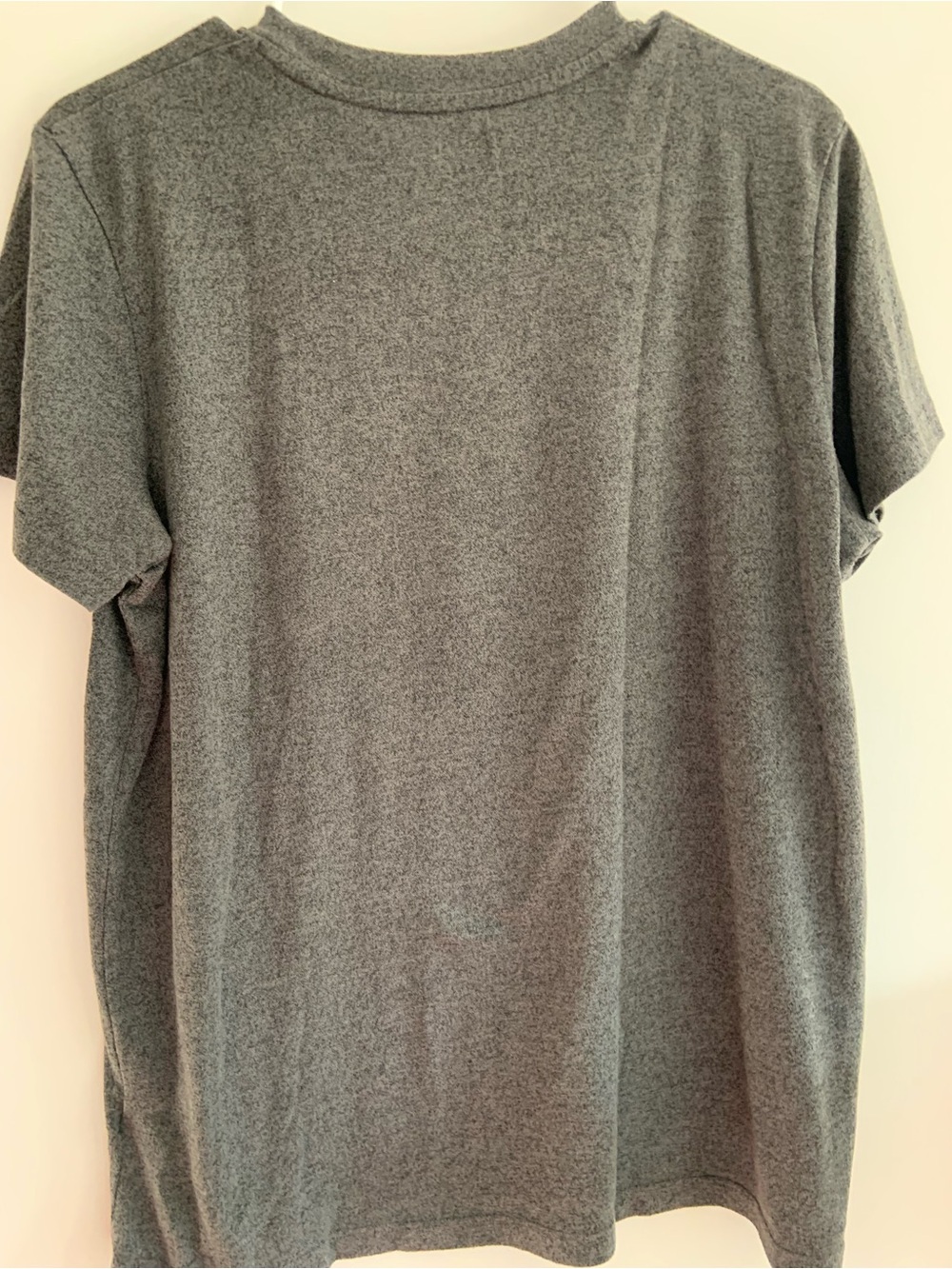 Roots Dark Gray Heather Tee with White Beaver Logo - Picture 2 of 4